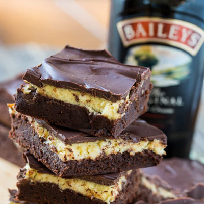Bailey's Irish Cream Brownies